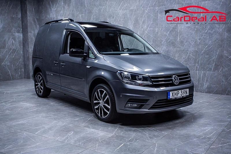 Flerfärgad Begagnad 2019 VW Caddy Edition Minibuss | 154 800 kr (Dyr) - Bild 1/4