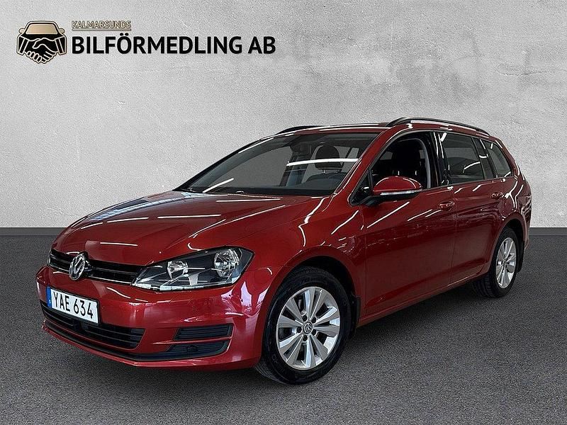 Röd Begagnad 2015 VW Golf VII Kombi | 149 800 kr (Lite dyr) - Bild 1/4