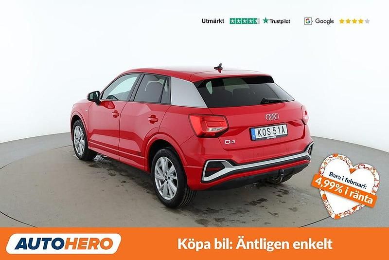 Begagnad Audi Q2 S-Line 151 HK (111 kW) 2021 Röd SUV