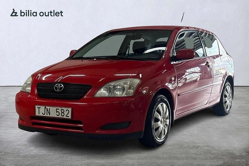 Röd Begagnad 2002 Toyota Corolla Halvkombi | 12 900 kr (Superpris) - Bild 1/3