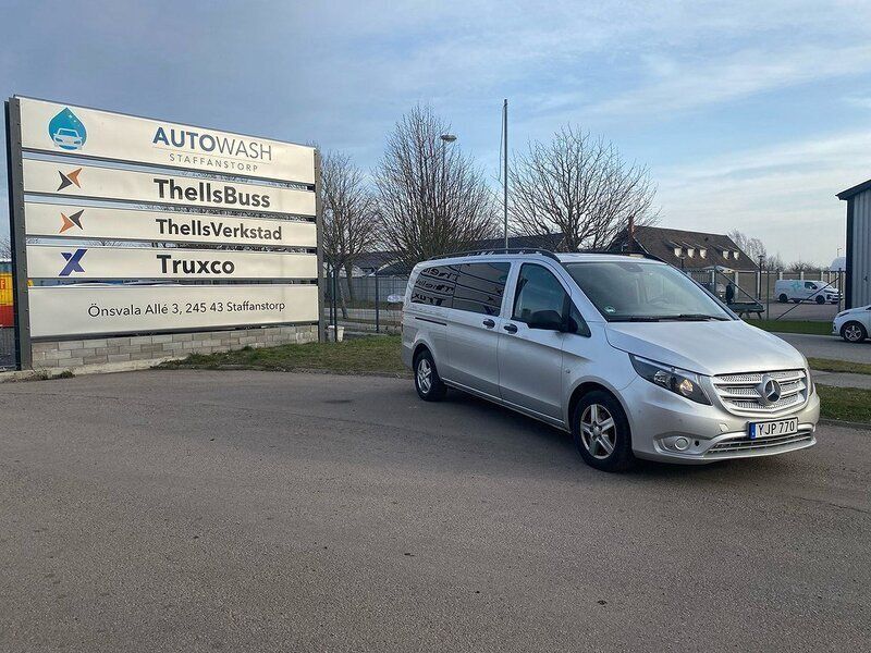 Silver Begagnad 2016 Mercedes Vito Minibuss | 200 000 kr - Bild 1/4