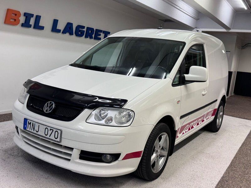 Vit Begagnad 2008 VW Caddy Edition Minibuss | 49 900 kr (Marknadspris) - Bild 1/4