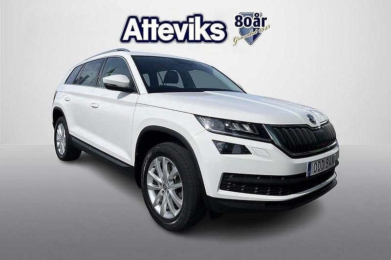 Vit Begagnad 2019 Skoda Kodiaq Style SUV | 279 900 kr (Marknadspris) - Bild 1/4
