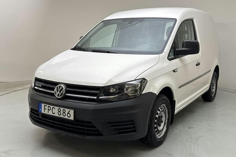 Vit Begagnad 2018 VW Caddy Minibuss | 95 000 kr (Superpris) - Bild 1/4