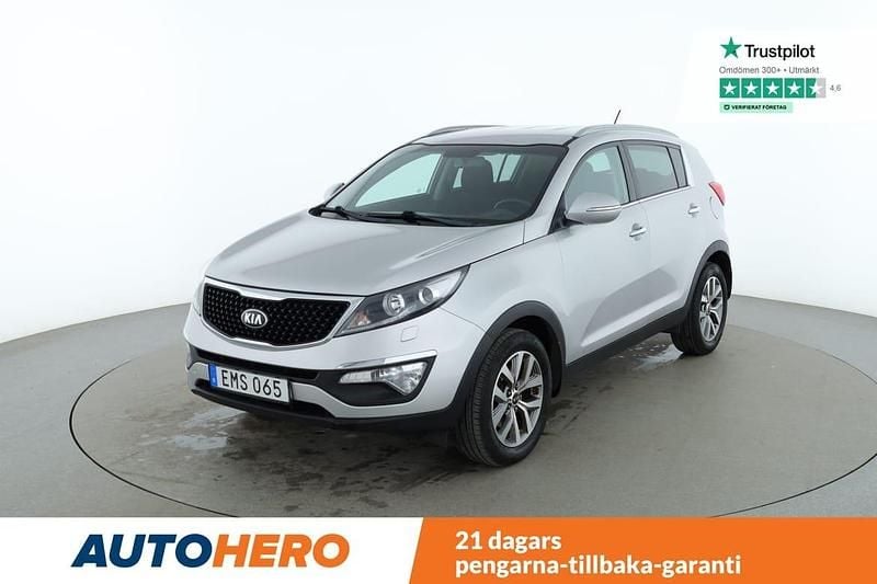 Grå Begagnad 2014 Kia Sportage Comfort SUV | 100 000 kr (Marknadspris) - Bild 1/4