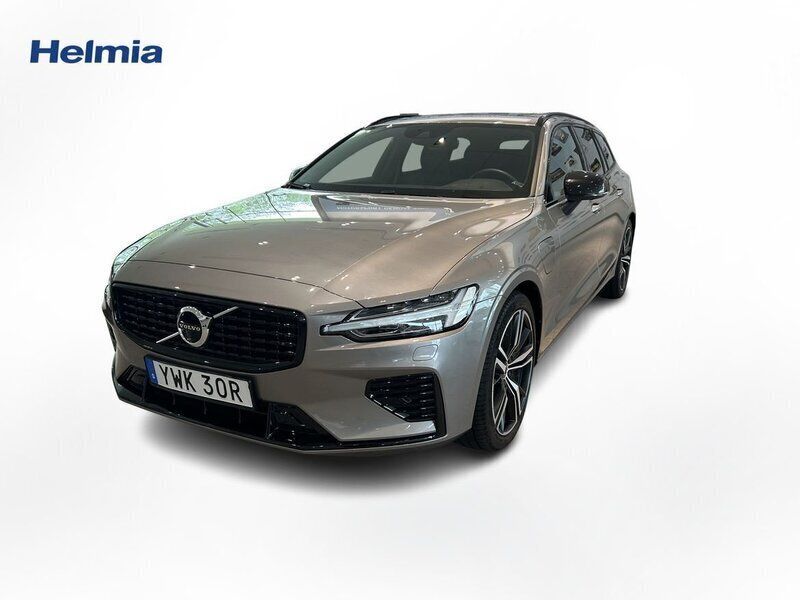 Grå Begagnad 2022 Volvo V60 R-Design Kombi | 459 900 kr (Bra pris) - Bild 1/4