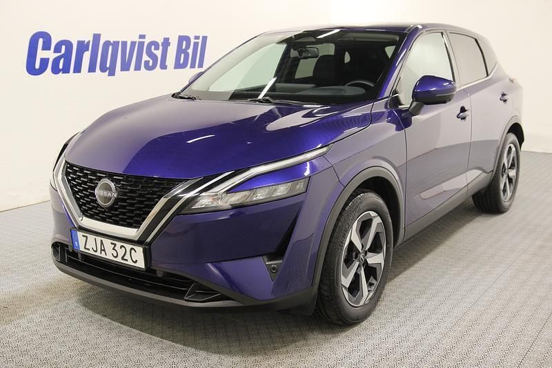 Blå metallic Begagnad 2023 Nissan Qashqai N-Connecta SUV | 315 000 kr (Bra pris) - Bild 1/4