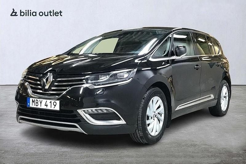Begagnad Renault Espace Zen 160 HK (117 kW) 2015 Svart Minibuss