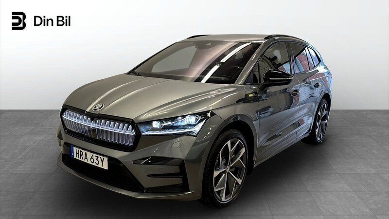 Grå Begagnad 2024 Skoda Enyaq iV RS SUV | 610 000 kr (Dyr) - Bild 1/4