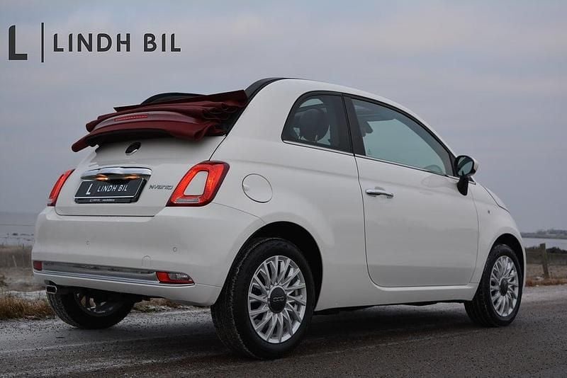 Vit Begagnad 2023 Fiat 500C Cab | 174 900 kr (Marknadspris) - Bild 1/4
