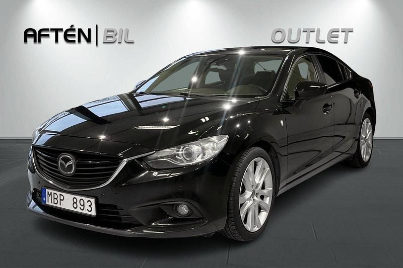 Svart Begagnad 2012 Mazda 6 Sedan | 94 800 kr (Marknadspris) - Bild 1/3