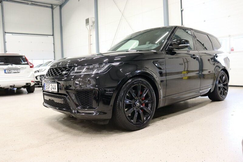 Svart Begagnad 2020 Land Rover Range Rover Sport HSE SUV | 729 800 kr (Dyr) - Bild 1/4