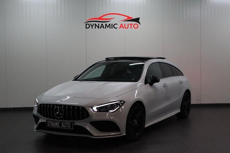 Vit Begagnad 2019 Mercedes CLA200 Shooting Brake AMG Kombi | 314 900 kr (Lite dyr) - Bild 1/4