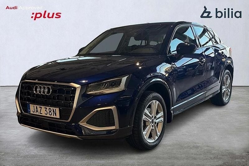 Blå Begagnad 2024 Audi Q2 Advanced Plus SUV | 279 000 kr (Bra pris) - Bild 1/4
