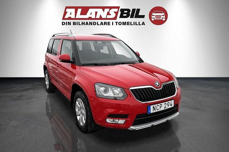 Begagnad Skoda Yeti 110 HK (80 kW) 2016 Röd SUV