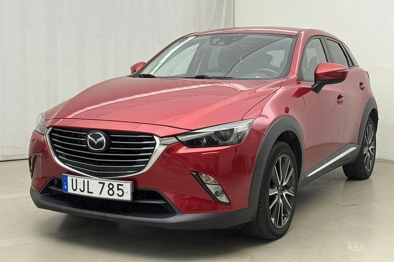 Röd Begagnad 2016 Mazda CX-3 Optimum SUV | 164 800 kr (Marknadspris) - Bild 1/4