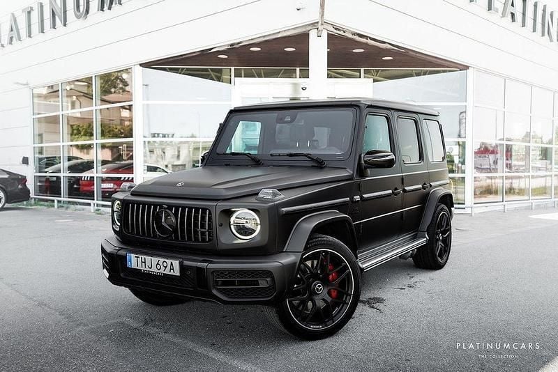 Svart Begagnad 2021 Mercedes G63 AMG Exclusive SUV | 1 699 000 kr (Bra pris) - Bild 1/4