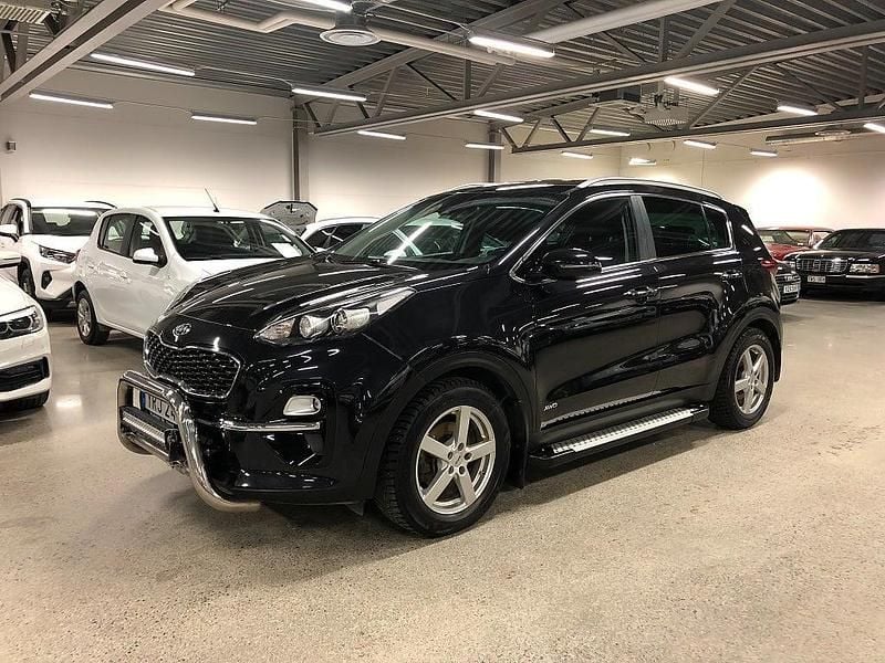 Svart Begagnad 2018 Kia Sportage Advance SUV | 204 900 kr (Marknadspris) - Bild 1/4