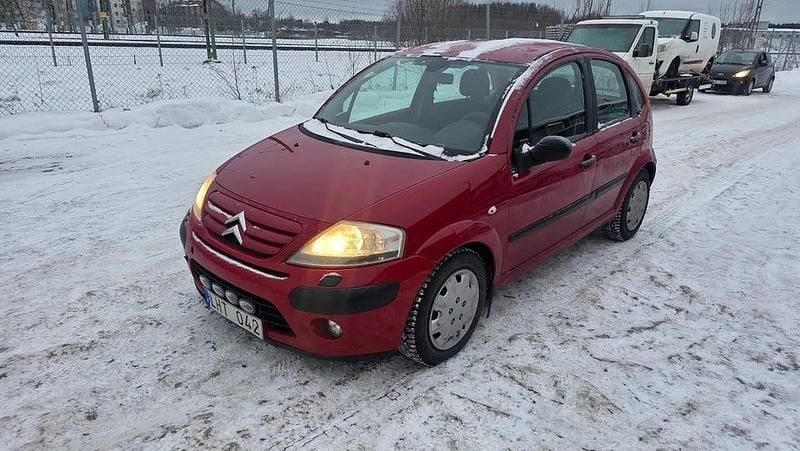 Röd Begagnad 2007 Citroën C3 | 17 900 kr (Marknadspris) - Bild 1/4