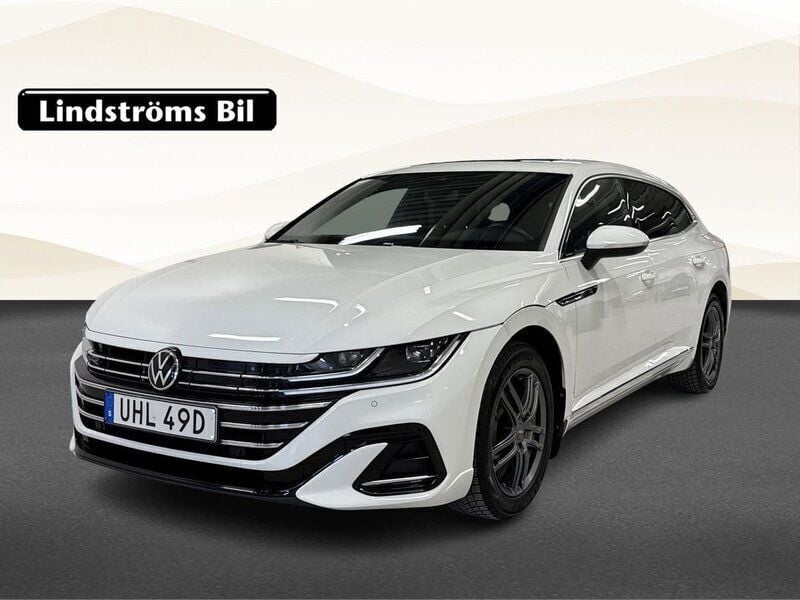 Vit Begagnad 2021 VW Arteon Kombi | 299 900 kr (Marknadspris) - Bild 1/4