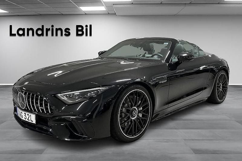 Svart Begagnad 2024 Mercedes SL63 AMG AMG Cab | 1 699 900 kr - Bild 1/4