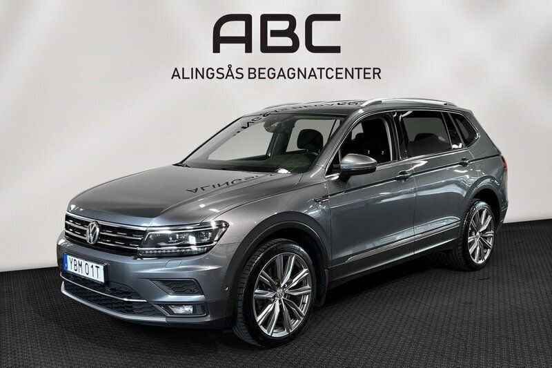 Grå Begagnad 2018 VW Tiguan Allspace GT SUV | 264 000 kr (Superpris) - Bild 1/4