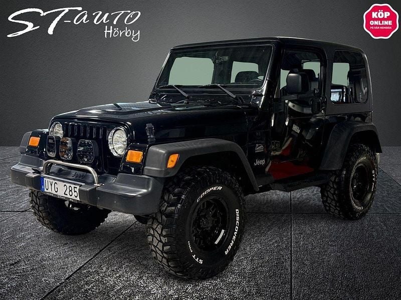Svart Begagnad 2004 Jeep Wrangler SUV | 269 900 kr - Bild 1/4