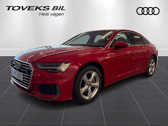 Tangoröd metallic Begagnad 2019 Audi A6 Sport Sedan | 349 900 kr (Marknadspris) - Bild 1/4