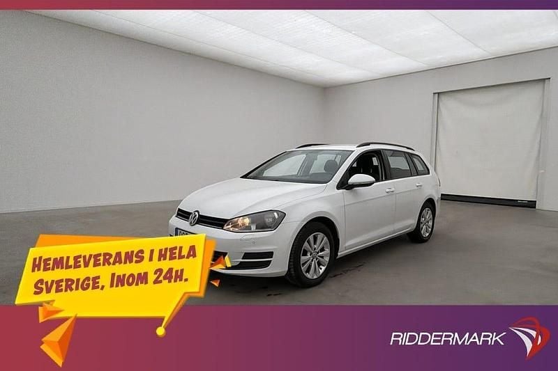 Begagnad VW Golf VII 110 HK (80 kW) 2016 Vit Kombi