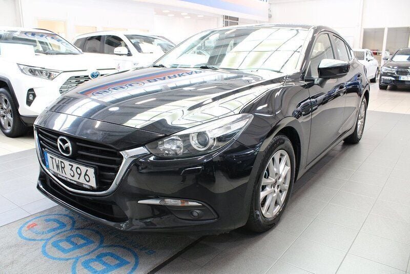 Svart Begagnad 2016 Mazda 3 Inclusive Halvkombi | 119 900 kr (Bra pris) - Bild 1/4