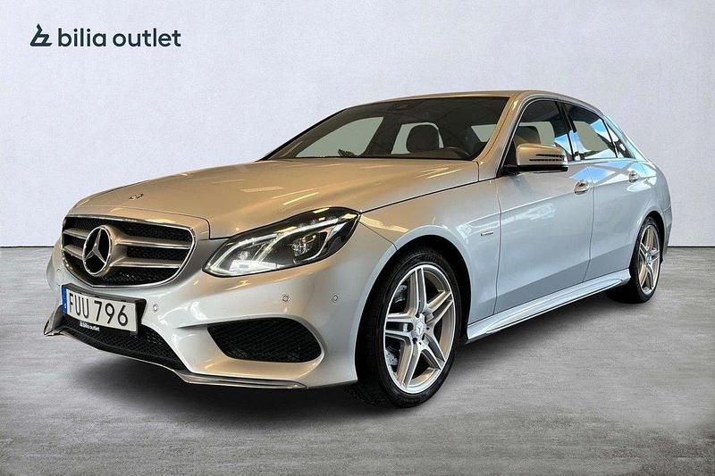 Silver Begagnad 2015 Mercedes E220 AMG Sedan | 209 900 kr (Marknadspris) - Bild 1/3