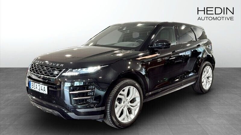 Svart metallic Begagnad 2020 Land Rover Range Rover evoque R-Dynamic SUV | 389 900 kr (Marknadspris) - Bild 1/4