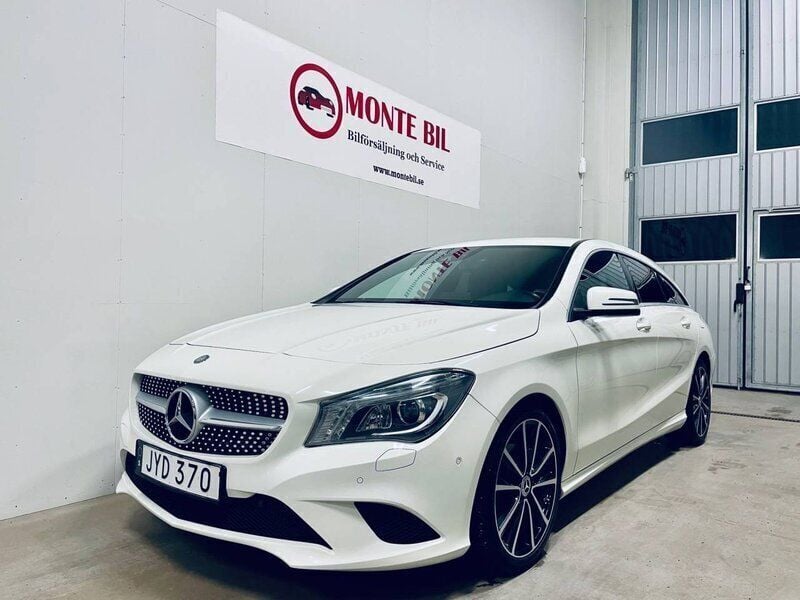 Vit Begagnad 2015 Mercedes CLA200 Shooting Brake Kombi | 199 900 kr (Marknadspris) - Bild 1/4