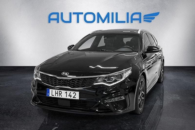 Svart Begagnad 2018 Kia Optima GT-Line Kombi | 169 900 kr (Marknadspris) - Bild 1/4