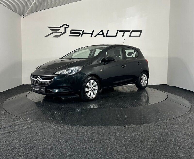 Svart Begagnad 2016 Opel Corsa Enjoy Halvkombi | 74 900 kr (Bra pris) - Bild 1/4