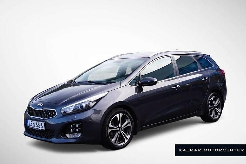 Grå Begagnad 2018 Kia Ceed Sportswagon GT-Line Kombi | 119 900 kr (Marknadspris) - Bild 1/4