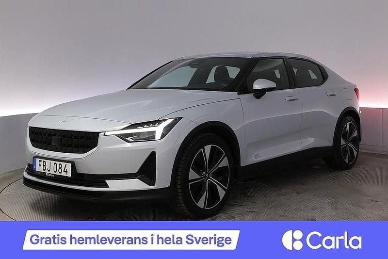 Begagnad Polestar 2 Standard Range Single Motor 200 kW (272 HK) 2022 Silver Halvkombi