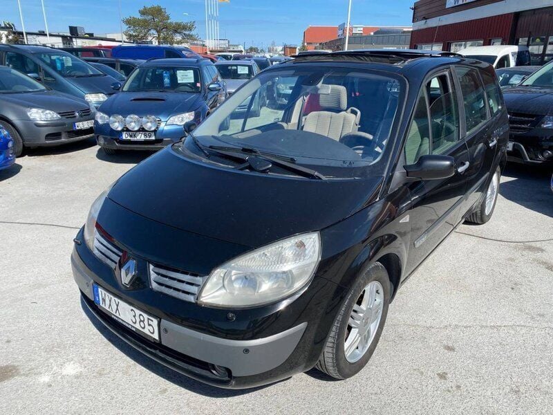 Svart Begagnad 2005 Renault Grand Scénic II Minibuss | 59 500 kr - Bild 1/4