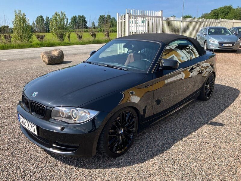 Svart Begagnad 2010 BMW 125 Cabriolet Advantage Cab | 145 000 kr - Bild 1/4