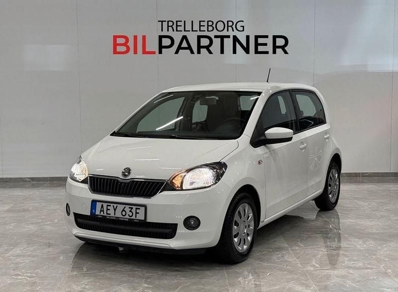 Vit Begagnad 2013 Skoda Citigo G-TEC Halvkombi | 29 900 kr - Bild 1/4