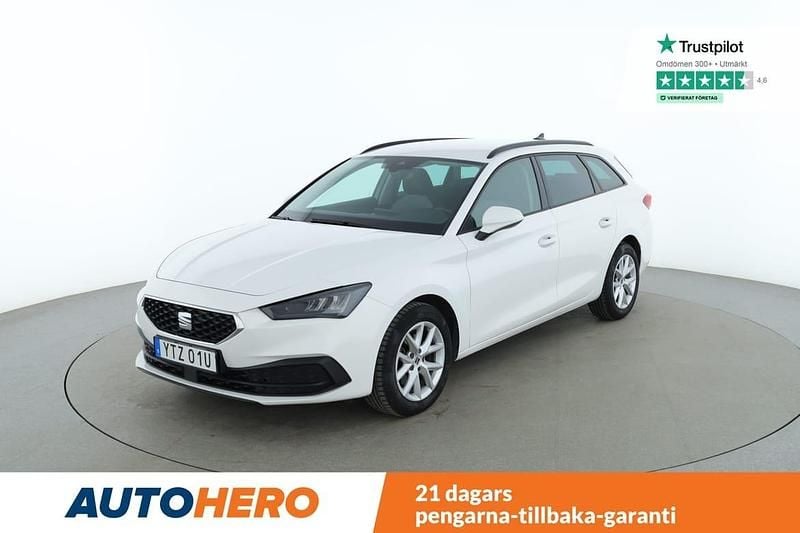 Vit Begagnad 2020 Seat Leon Kombi | 165 000 kr (Marknadspris) - Bild 1/4