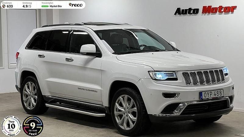 Vit Begagnad 2015 Jeep Grand Cherokee Summit SUV | 199 900 kr (Bra pris) - Bild 1/3