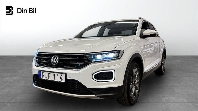 Vit Begagnad 2018 VW T-Roc GT SUV | 199 500 kr (Marknadspris) - Bild 1/4