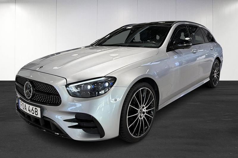 Silver Begagnad 2020 Mercedes E450 Kombi | 489 900 kr - Bild 1/4