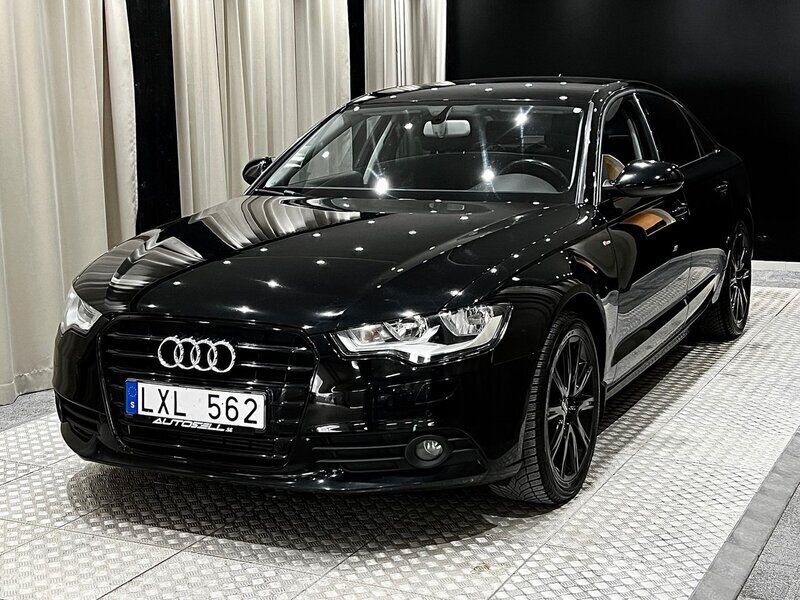 Svart Begagnad 2011 Audi A6 S-Line Sedan | 109 900 kr (Marknadspris) - Bild 1/4