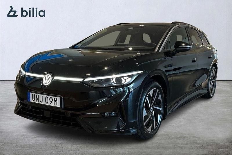 Svart Begagnad 2024 VW ID.7 Pro Sedan | 559 000 kr (Bra pris) - Bild 1/4