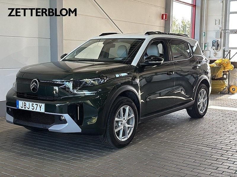 Grön montana med vit tak Begagnad 2025 Citroën C3 Aircross SUV | 238 900 kr (Marknadspris) - Bild 1/4