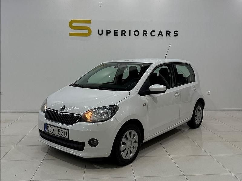 Vit Begagnad 2013 Skoda Citigo Halvkombi | 39 900 kr (Dyr) - Bild 1/4