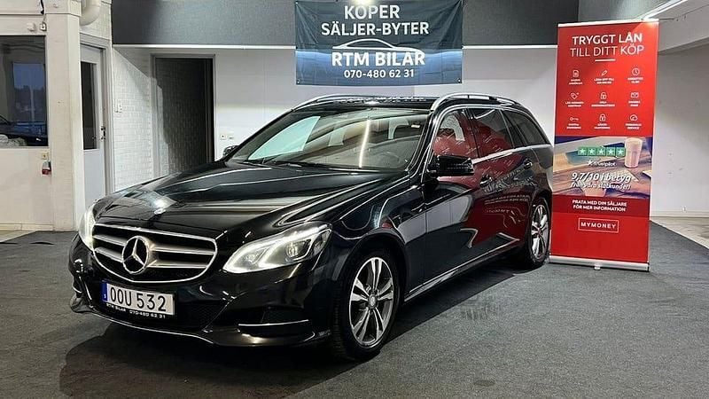 Begagnad Mercedes E220 Avantgarde 170 HK (125 kW) 2016 Svart Kombi