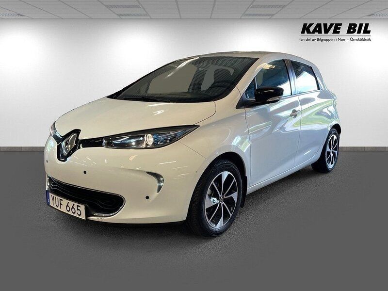 Vit Begagnad 2018 Renault Zoe Halvkombi | 129 900 kr (Marknadspris) - Bild 1/4
